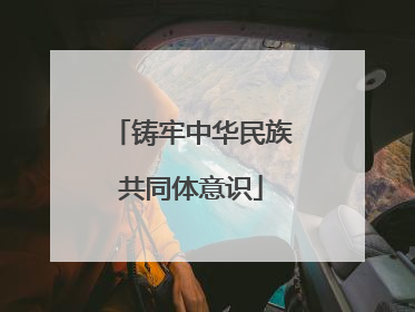 铸牢中华民族共同体意识