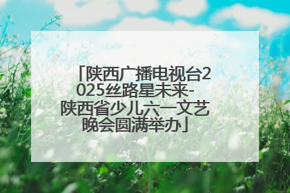 陕西广播电视台2025丝路星未来-陕西省少儿六一文艺晚会圆满举办