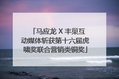 马应龙 X 丰巢互动媒体斩获第十六届虎啸奖联合营销类铜奖