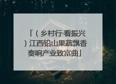 （乡村行·看振兴）江西铅山果蔬飘香 奏响产业致富曲