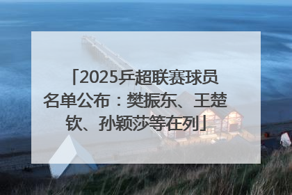 2025乒超联赛球员名单公布：樊振东、王楚钦、孙颖莎等在列