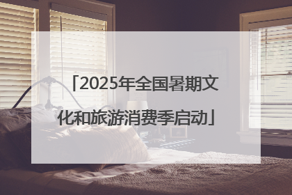 2025年全国暑期文化和旅游消费季启动