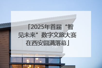2025年首届“智见未来”数字文旅大赛在西安圆满落幕