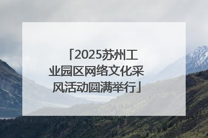 2025苏州工业园区网络文化采风活动圆满举行