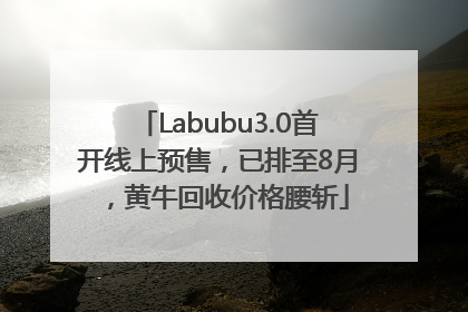 Labubu3.0首开线上预售，已排至8月，黄牛回收价格腰斩